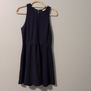 Charming Charlie Navy Blue Sleeveless Dress